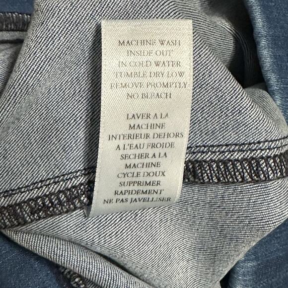 Frank & Eileen Donegal Unforgettable Skirt in 1977 Medium Denim Wash Size 4 NWT - Picture 8 of 12